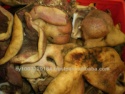 frozen beef snouts burnt - product's photo