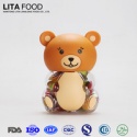 bear shape plastic candy jar - product's photo